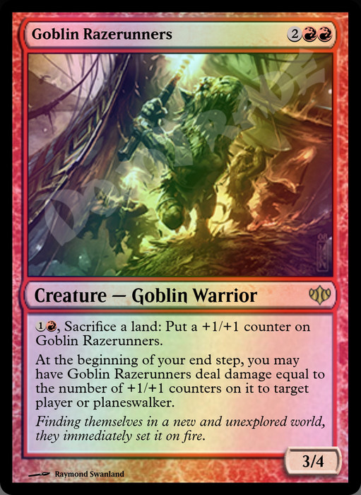 Goblin Razerunners FOIL