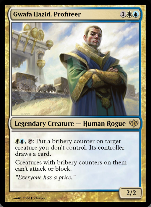 Gwafa Hazid, Profiteer