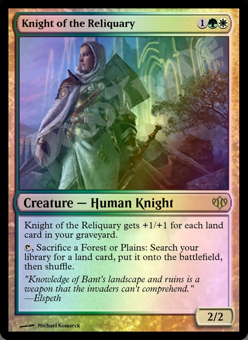 Knight of the Reliquary FOIL