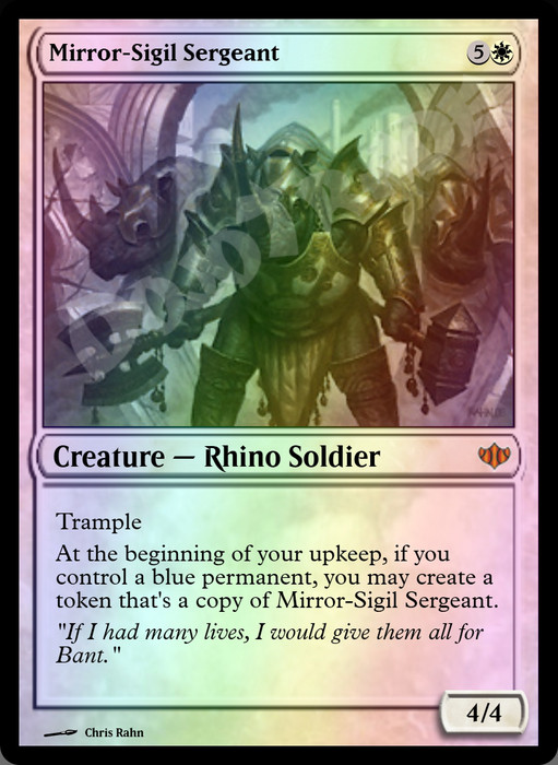 Mirror-Sigil Sergeant FOIL