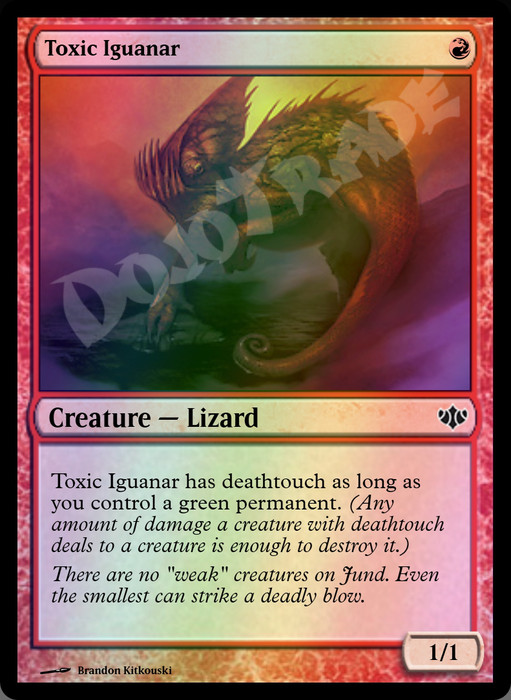 Toxic Iguanar FOIL