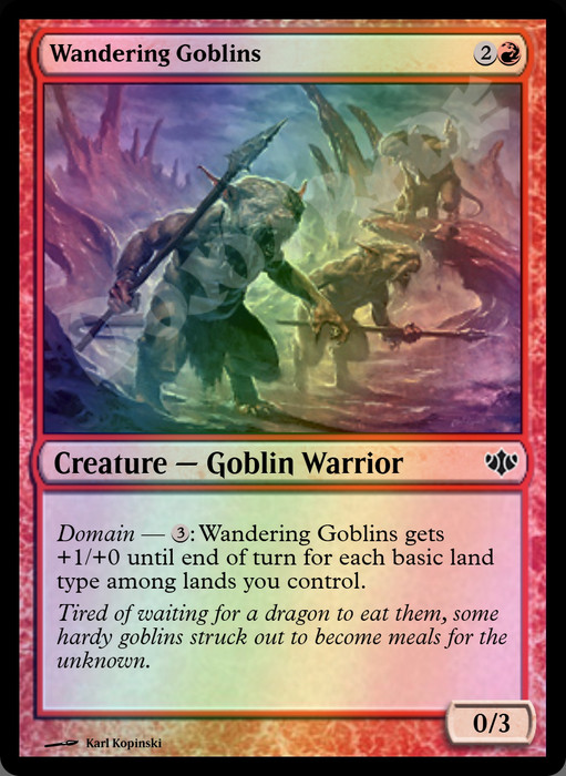 Wandering Goblins FOIL