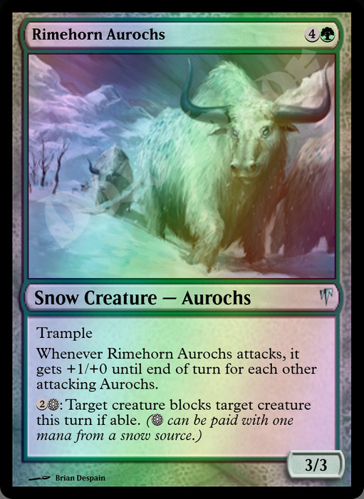 Rimehorn Aurochs FOIL