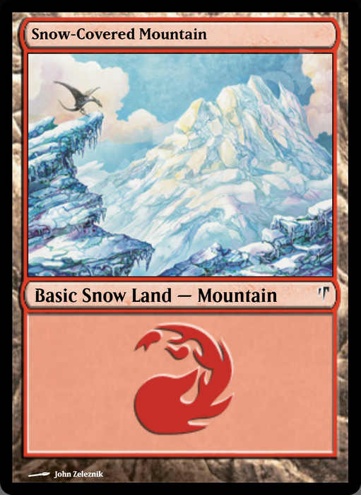 Snow-Covered Mountain