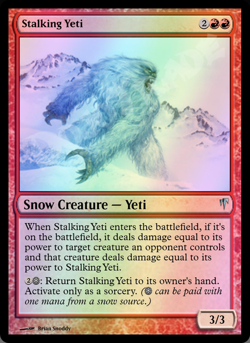 Stalking Yeti FOIL