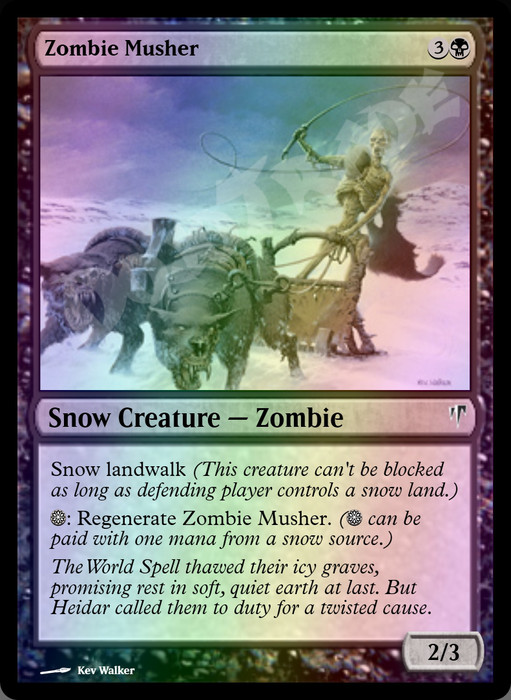 Zombie Musher FOIL