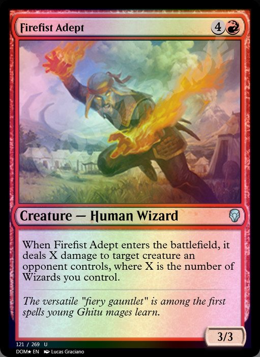 Firefist Adept FOIL