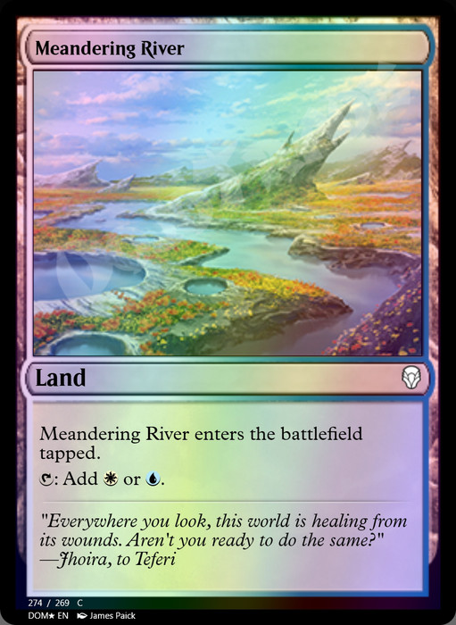 Meandering River FOIL