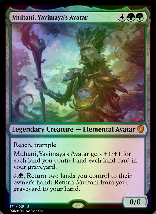 Multani, Yavimaya's Avatar FOIL