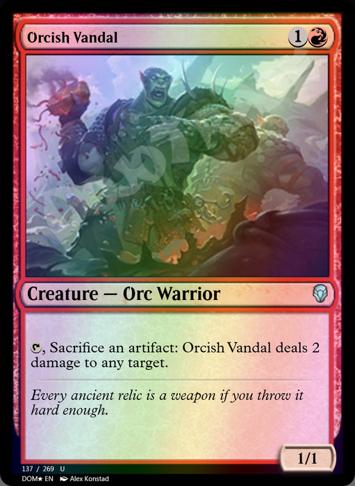 Orcish Vandal FOIL