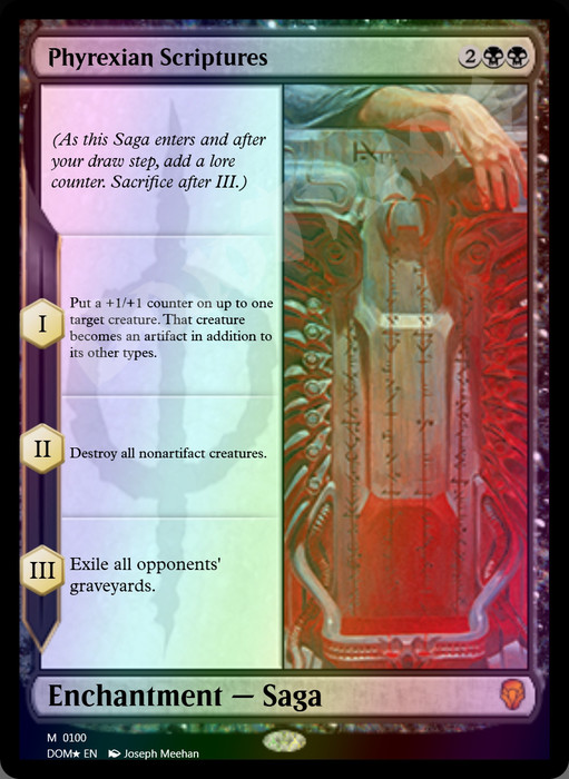 Phyrexian Scriptures FOIL