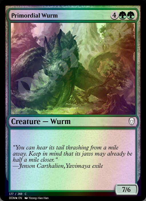 Primordial Wurm FOIL