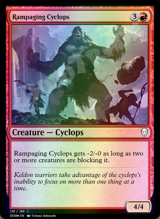 Rampaging Cyclops FOIL