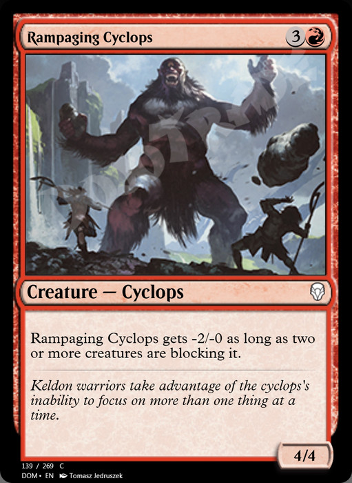 Rampaging Cyclops