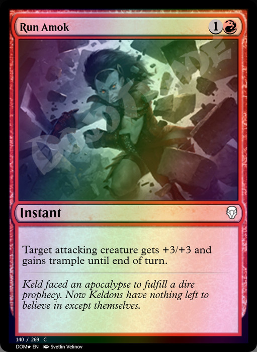 Run Amok FOIL