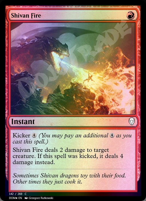 Shivan Fire FOIL