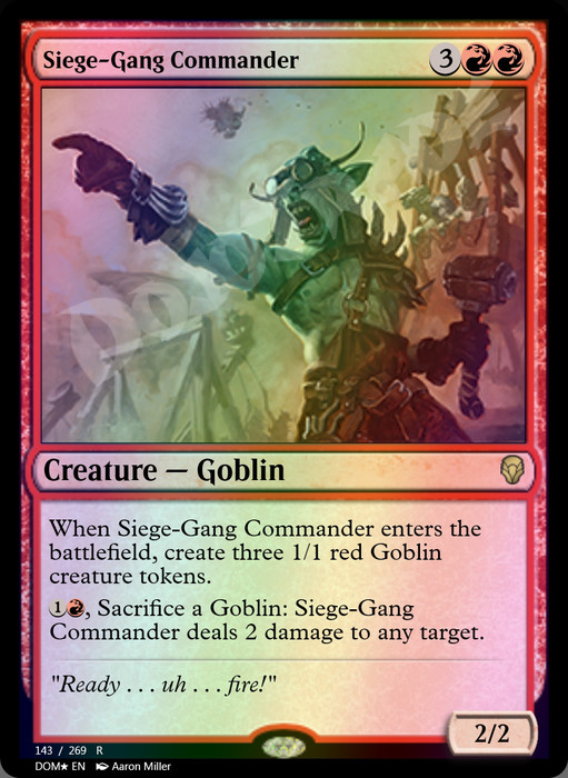 Siege-Gang Commander FOIL