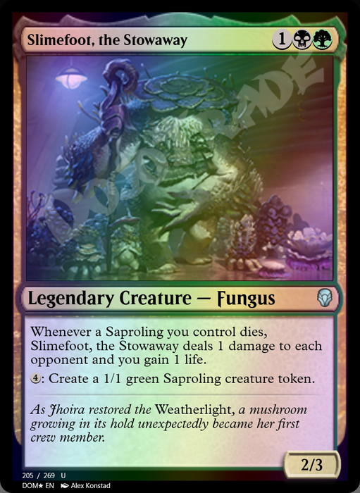 Slimefoot, the Stowaway FOIL