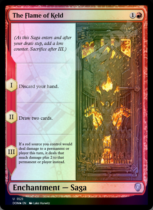 The Flame of Keld FOIL