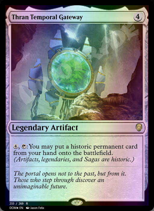 Thran Temporal Gateway FOIL