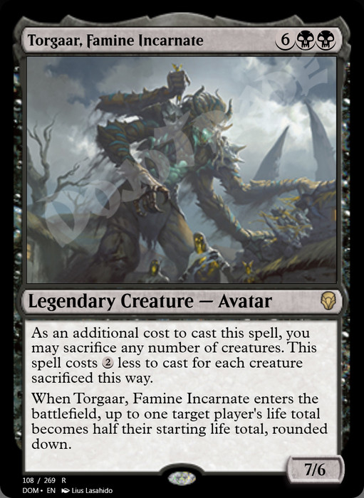 Torgaar, Famine Incarnate