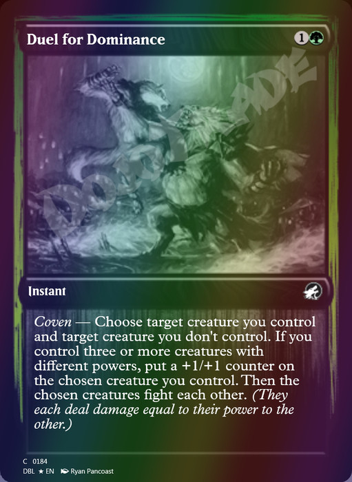 Duel for Dominance FOIL