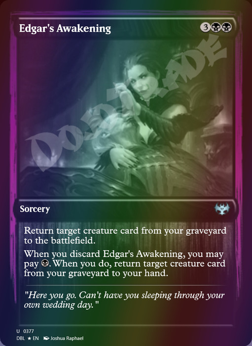 Edgar's Awakening FOIL