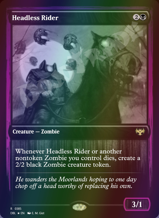 Headless Rider FOIL