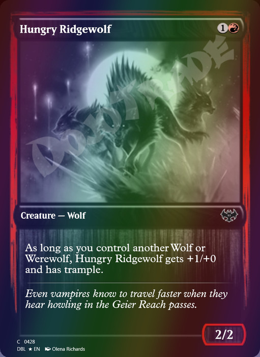 Hungry Ridgewolf FOIL