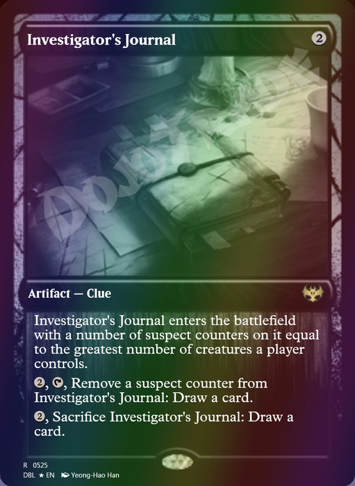 Investigator's Journal FOIL