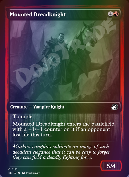 Mounted Dreadknight FOIL