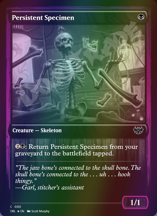 Persistent Specimen FOIL