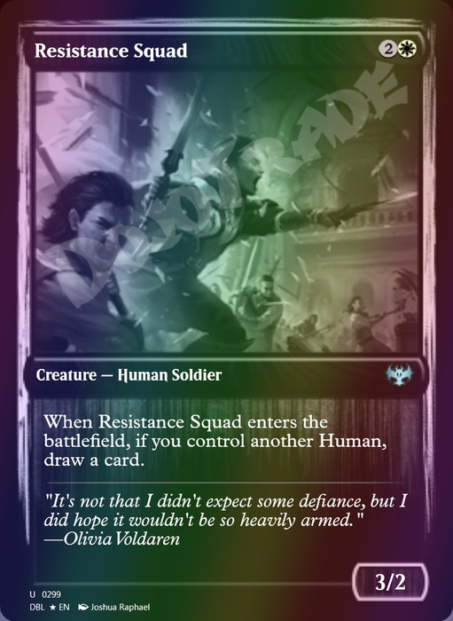 Resistance Squad FOIL