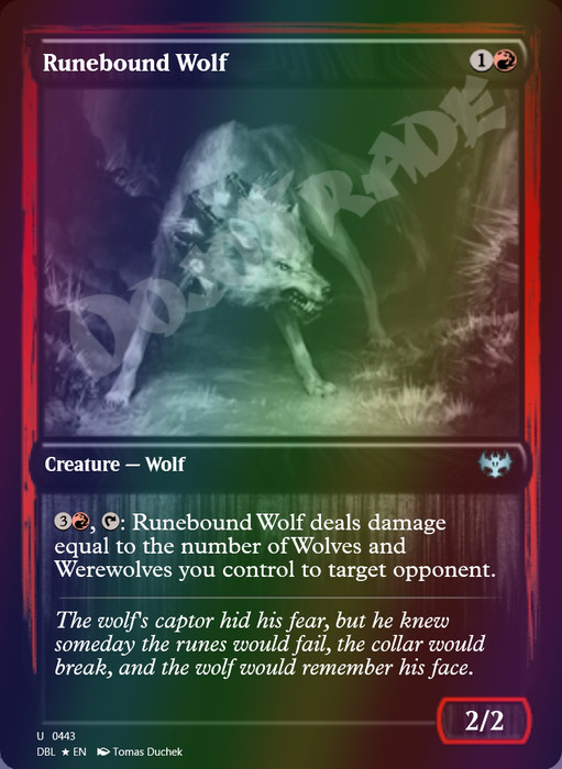 Runebound Wolf FOIL