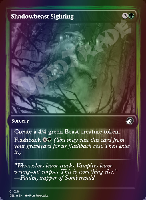 Shadowbeast Sighting FOIL