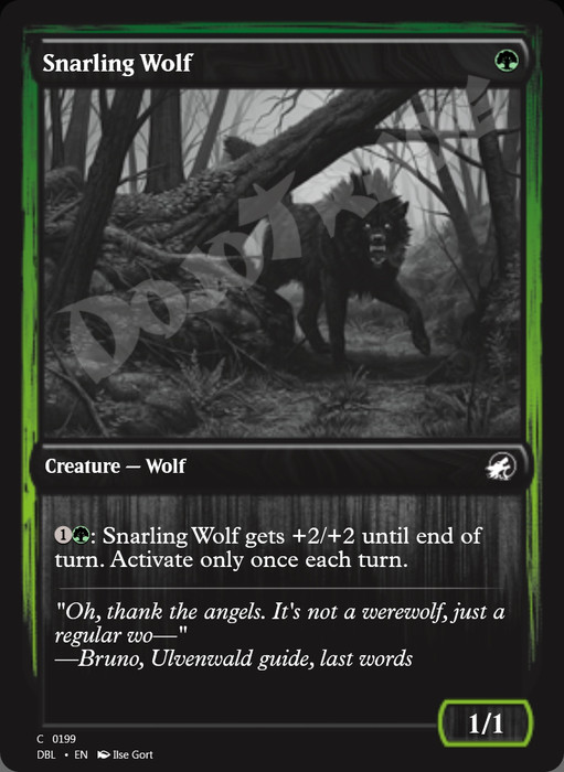 Snarling Wolf (#199)