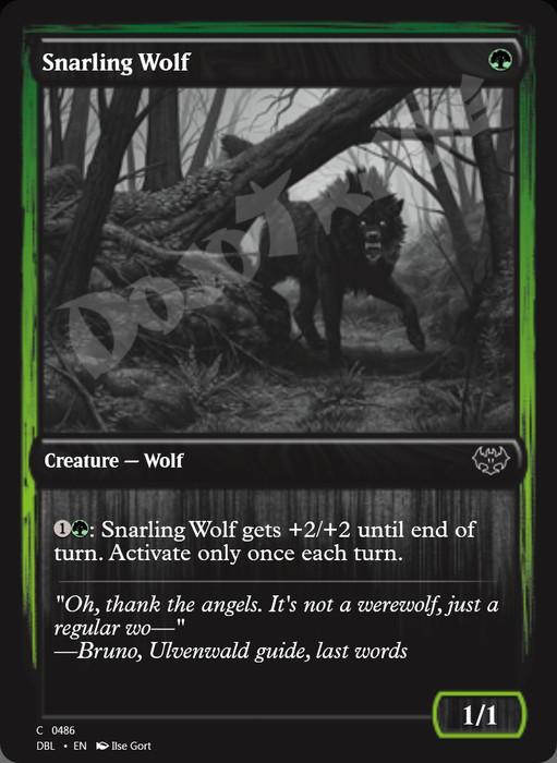 Snarling Wolf (#486)