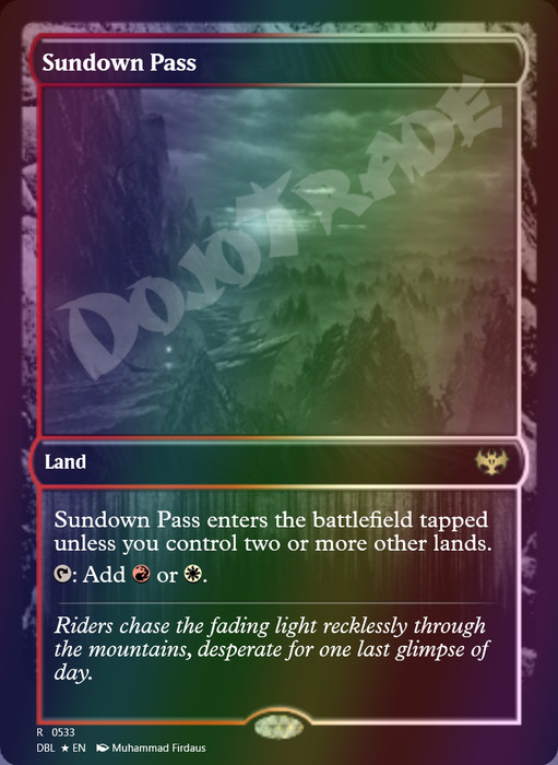 Sundown Pass FOIL