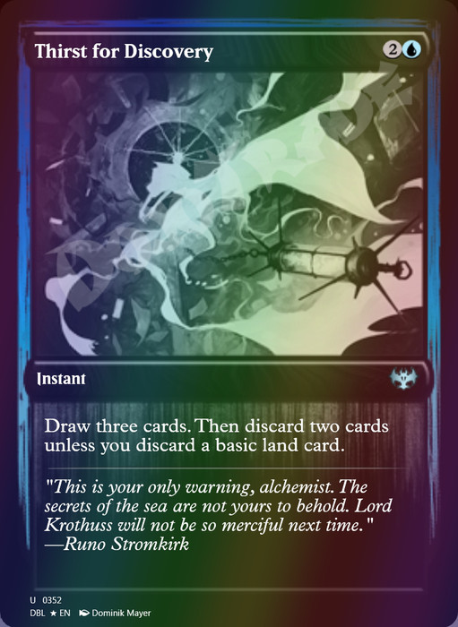 Thirst for Discovery FOIL