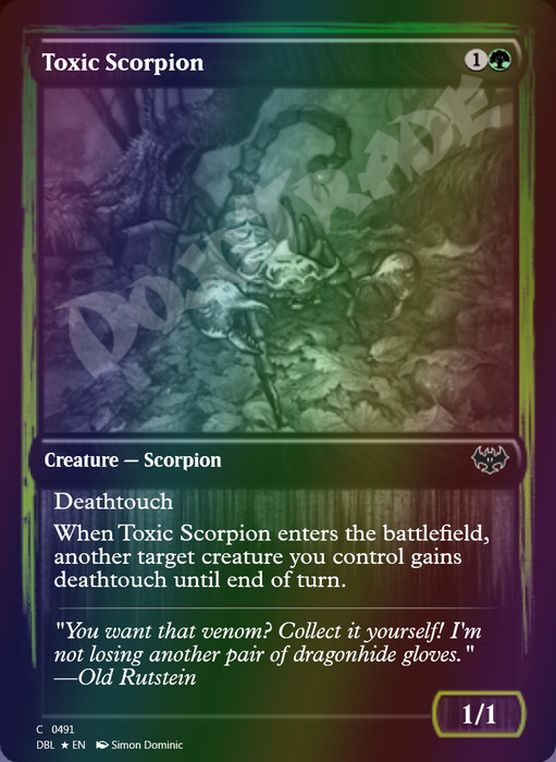 Toxic Scorpion FOIL