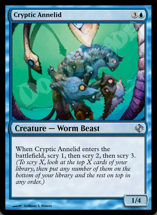 Cryptic Annelid