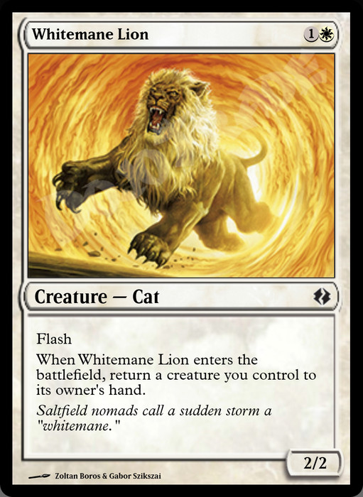 Whitemane Lion