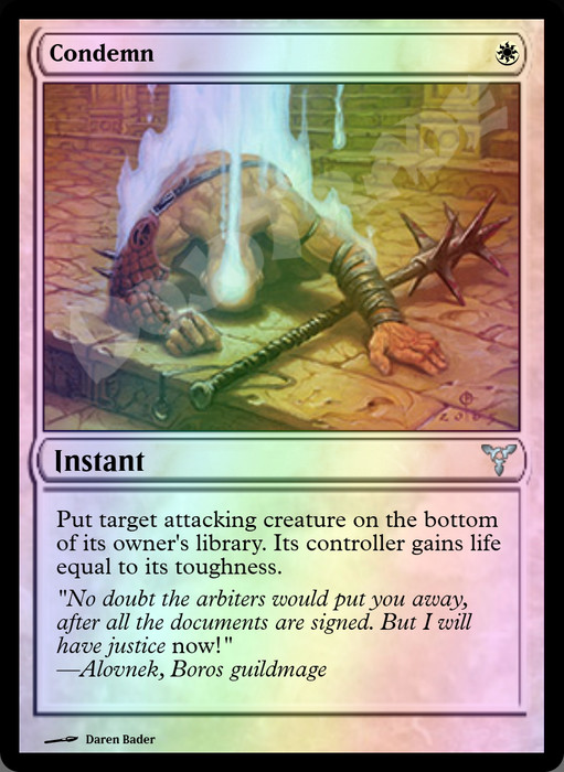 Condemn FOIL