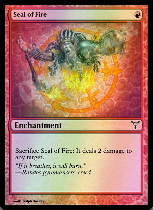 Seal of Fire FOIL