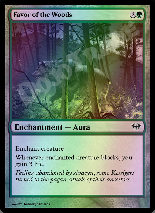 Favor of the Woods FOIL