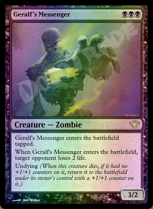 Geralf's Messenger FOIL