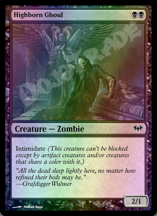 Highborn Ghoul FOIL