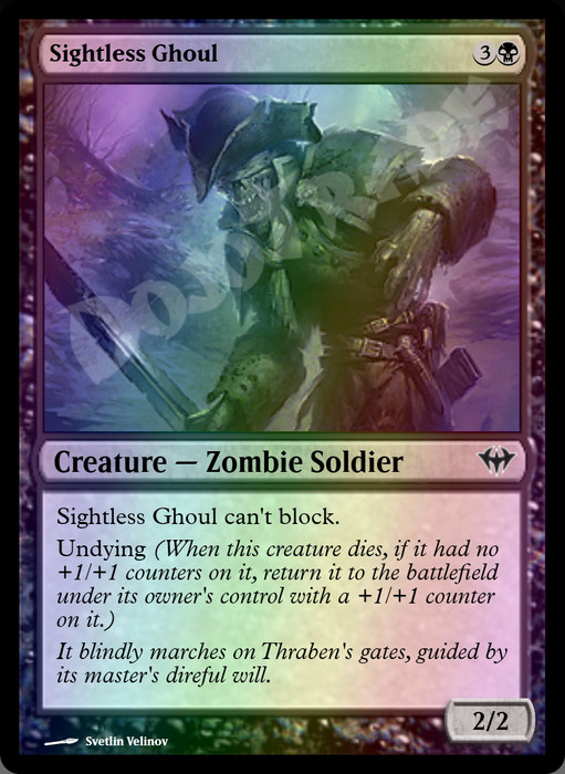 Sightless Ghoul FOIL