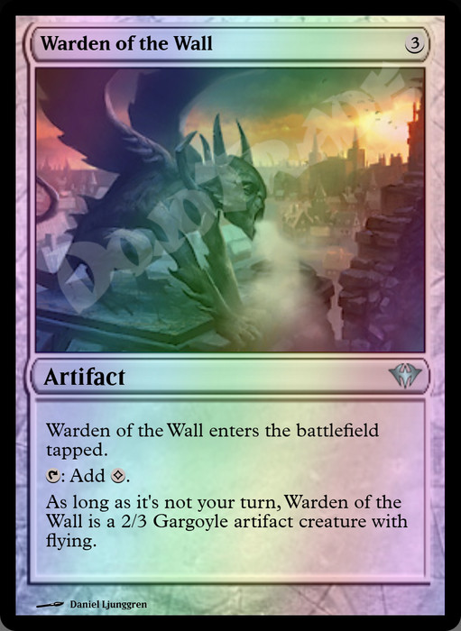 Warden of the Wall FOIL