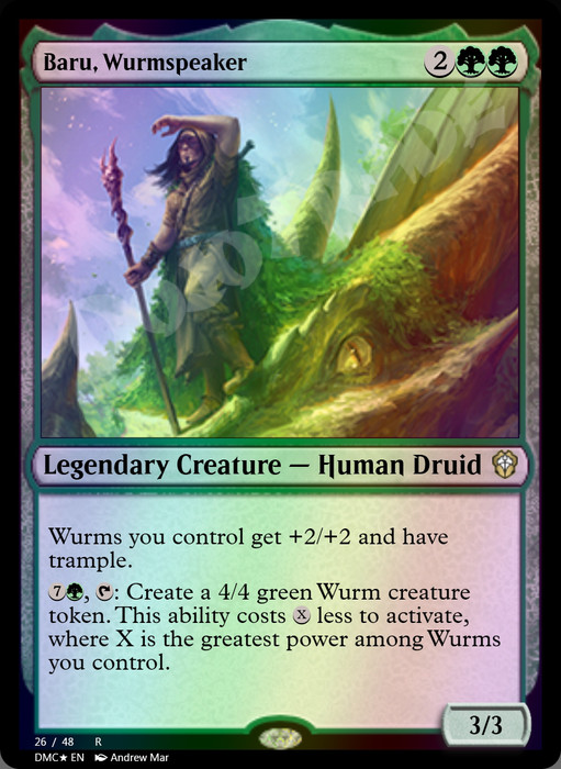 Baru, Wurmspeaker FOIL